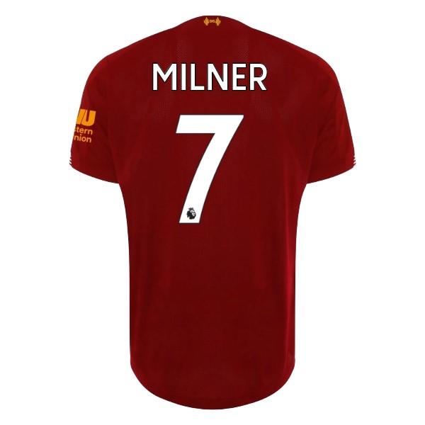Camiseta Liverpool NO.7 Milner 1ª 2019-2020 Rojo